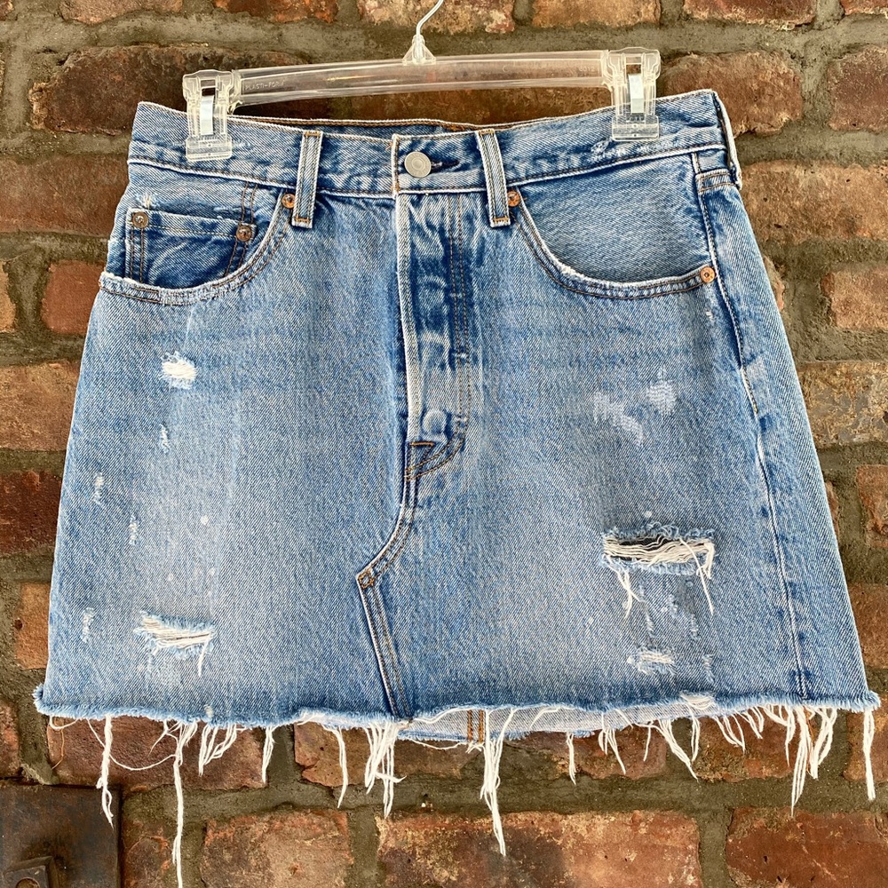 Levi’s Jean Cutoff Skirt